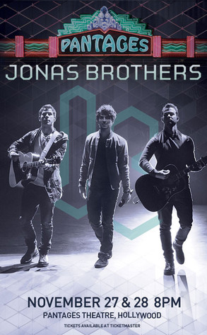 Jonas Brothers, Pantages Poster Jonas Brothers, Pantages Poster
